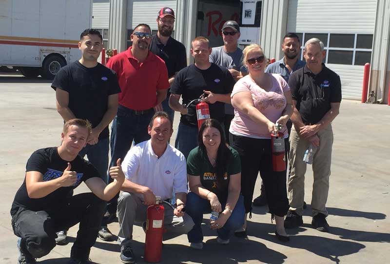 Fire Extinguisher & Suppression Systems Staff Training Services Customer Review by Carrie, Office Manager of Utility Trailer Sales Central California, Lathrop, CA 95330.