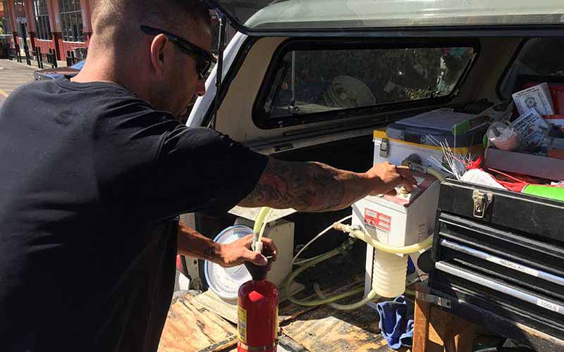 Fire Extinguisher Inspection & Annual Certification Services Customer Review by Betty, Manager, KWD Construction, Vacaville, CA 95688.